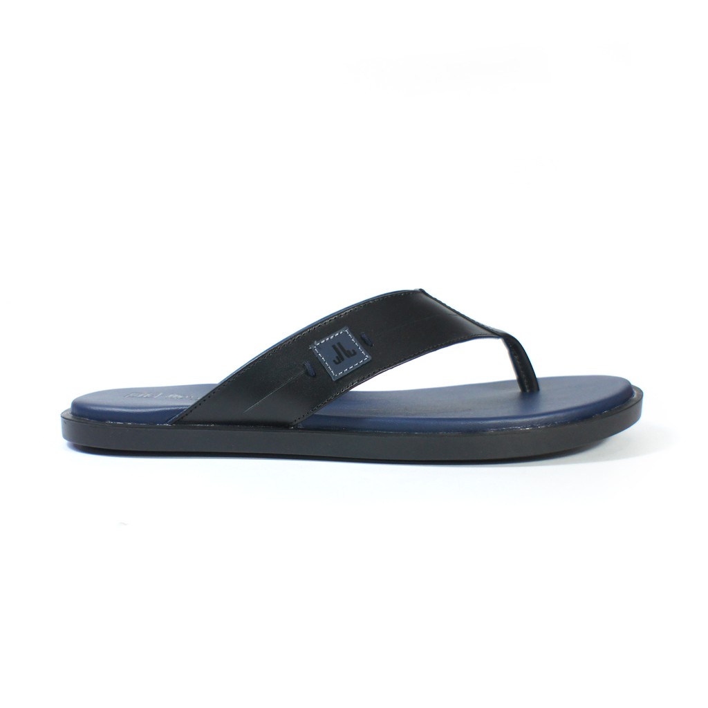  Jim  Joker  Official Sandal  Kulit  Pria Baly 5S Navy Shopee 