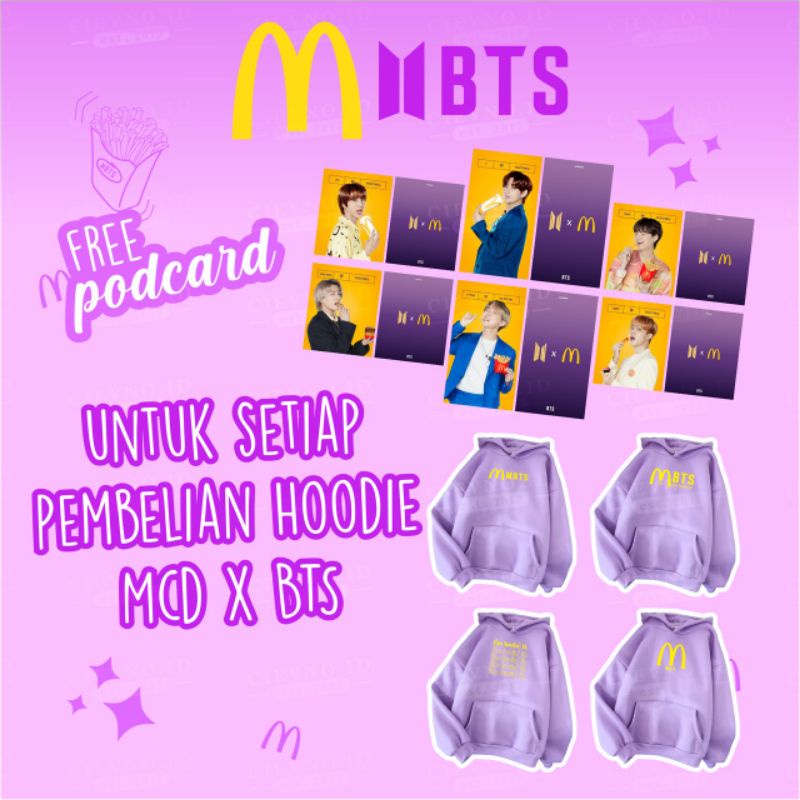 HOODIE BTS MEAL VOL.3 Size M - XXXL