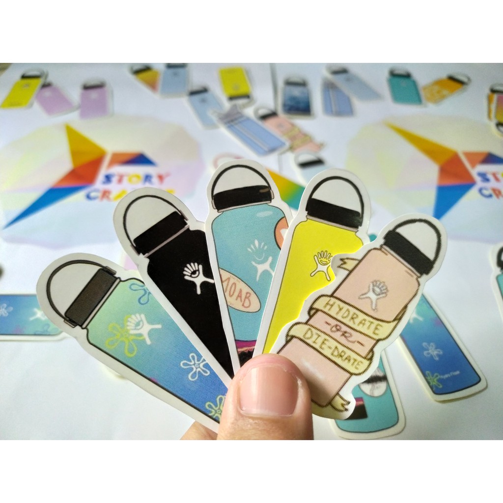 

Sticker Botol Minuman Lucu Imut Bahan Glosy Photo Paper