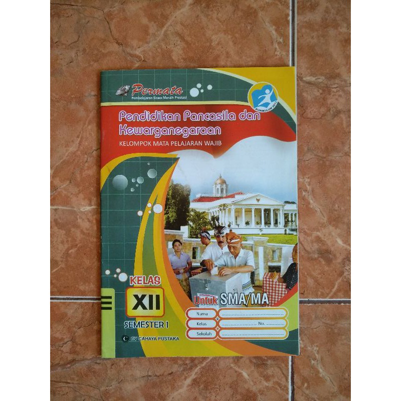 Jual Buku Lks Ppkn Pendidikan Kewarganegaraan Pkn Sma Ma Kelas Minimal Pembelian