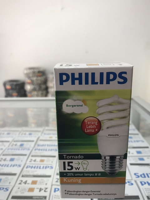 PHILIPS LAMPU TORNADO 12 WATT / 15 WATT