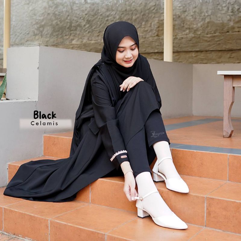 ZAYRA HIJAB - PREMIUM CELAMIS CELANA GAMIS LEGGING WANITA BAHAN ADEM