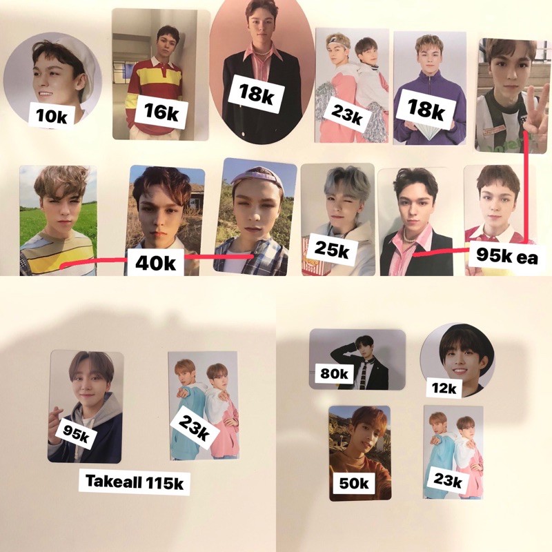 DK SEUNGKWAN VERNON AN ODE HOPE SEMICOLON MECIMA BENEFIT YIZHIYU HENGGARAE SOUNDWAVE PC TC CARATLAND