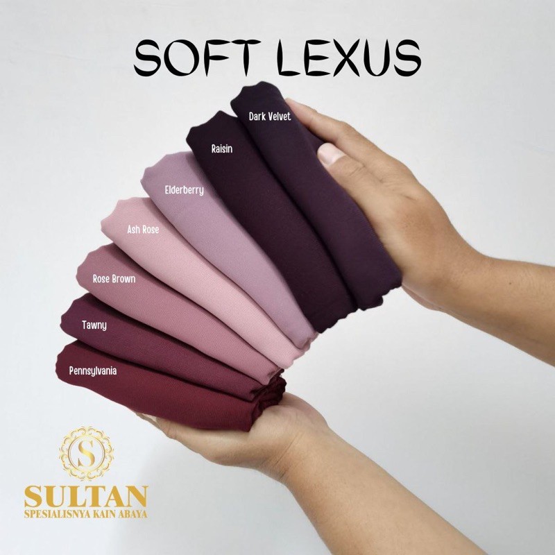 Cadar Tali bahan Soft lexus Sultan kain abaya