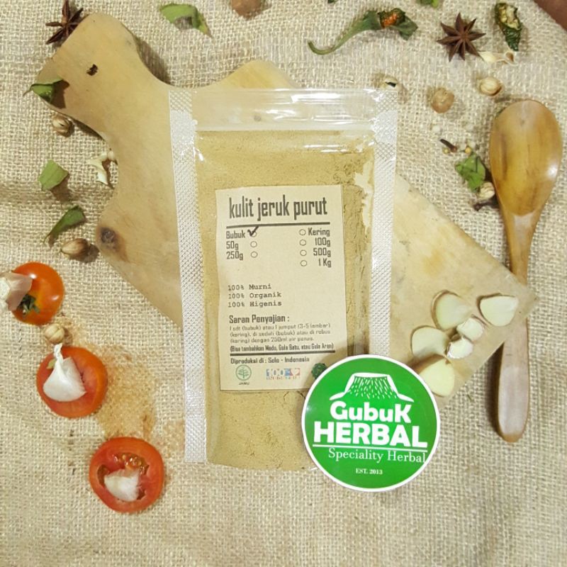 

KULIT JERUK PURUT BUBUK 1 KG - Citrus Hystrix - BUBUK HALUS - MURNI TANPA CAMPURAN - ORGANIK