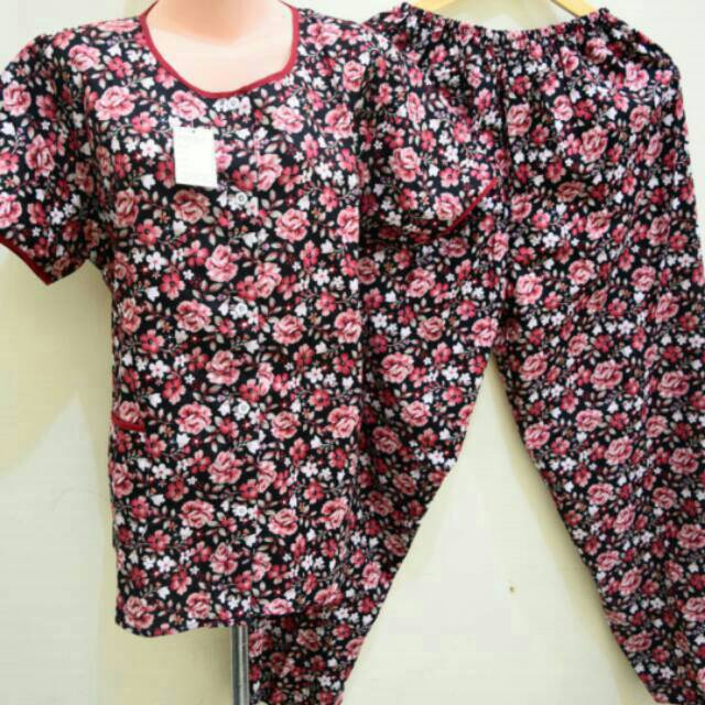 SETELAN Piyama Lengan Pendek Modern ShabbyChic PrettyGirl Katun Jepang Sabata Bumil Busui Friendly