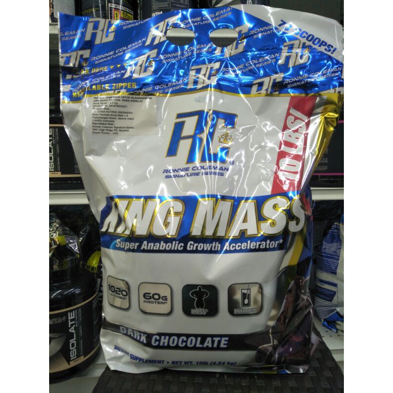 kingmass 10 lbs king mass Ronnie coleman rasa lezat