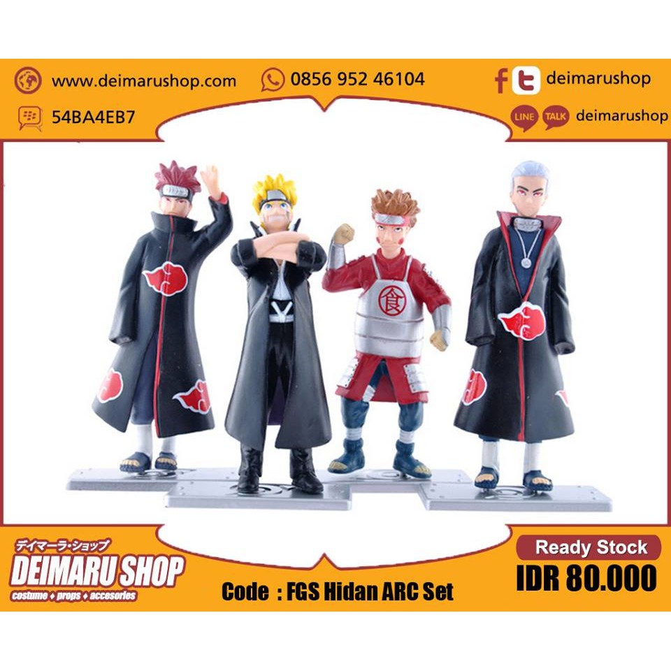 Figure Naruto Choujii Hidan Pein Akatsuki Set