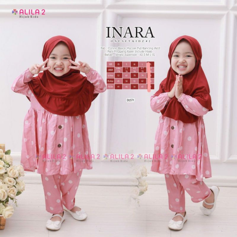 Inara One Set Kids by Alila 2||include hijab