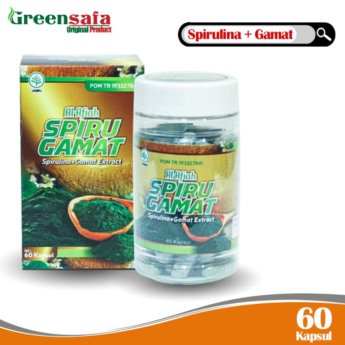 

Obat Herbal Alami Asam Lambung Maagh Gerd Spiru Gamat Al Afiah