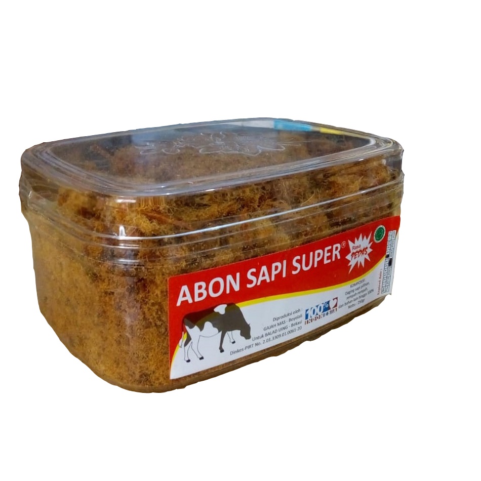 Abon Sapi Asli Daging Sapi 100% - Abon Sapi Super Original 250gram