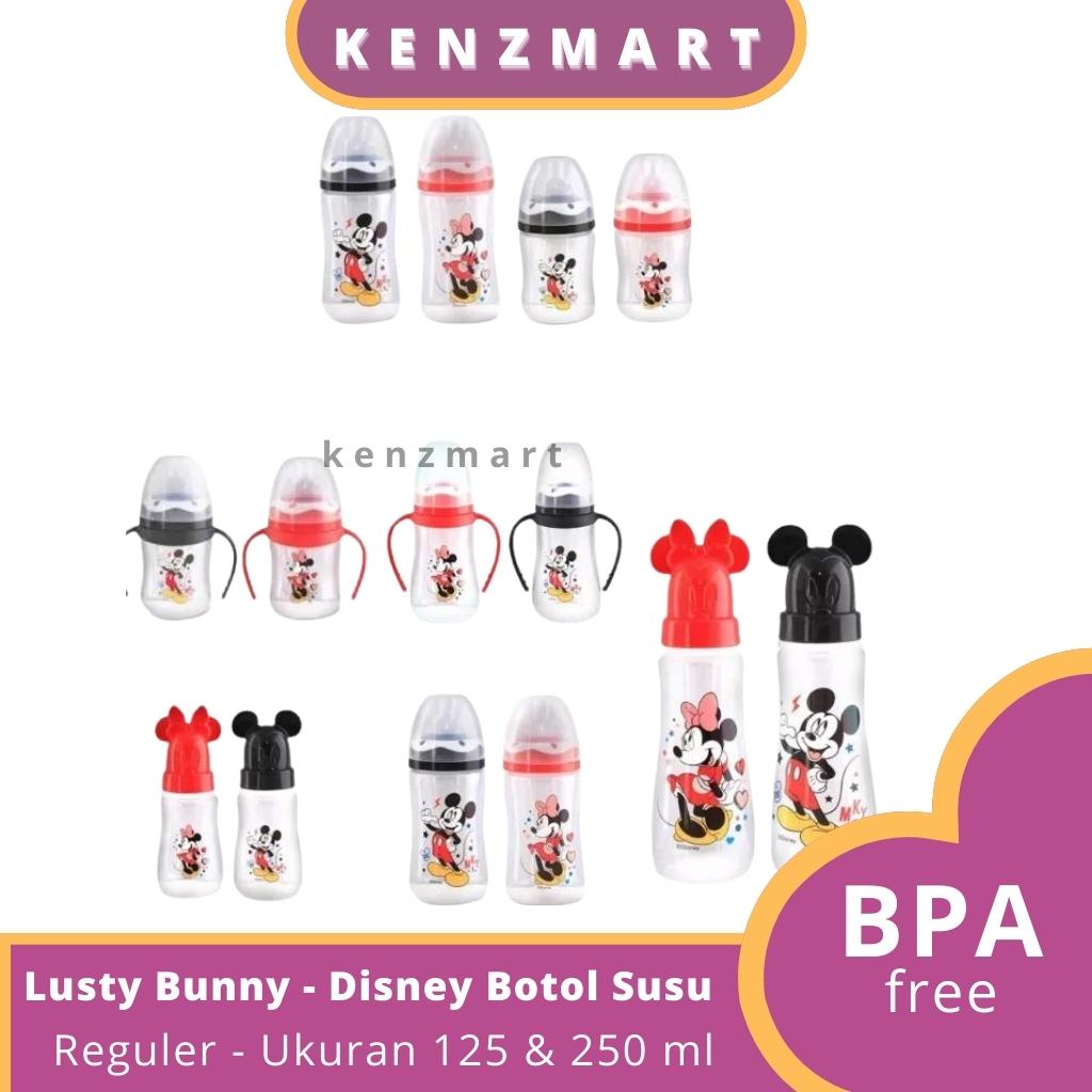 LUSTY BUNNY - DISNEY BOTOL SUSU REGULAR ROUND BOTTLE CHARACTER MICKEY MINNIE BUNNY