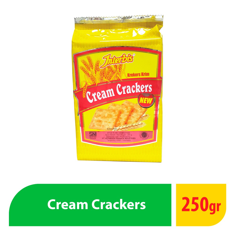 

Interbis Cream Cracker 250 gr