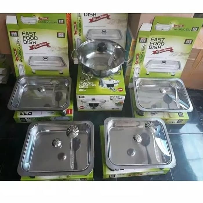 READY - TEMPAT MAKAN PRASMANAN FULL KACA SET HOCKWAY 555