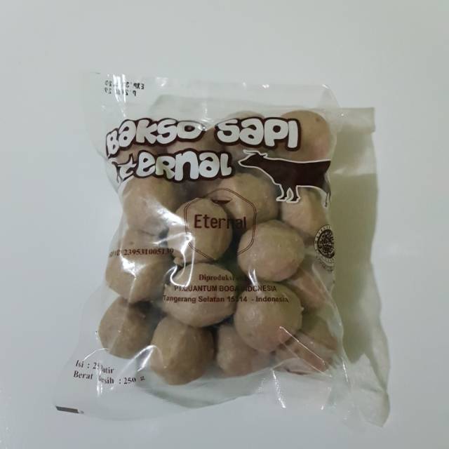 

Eternal Bakso Sapi 250gr