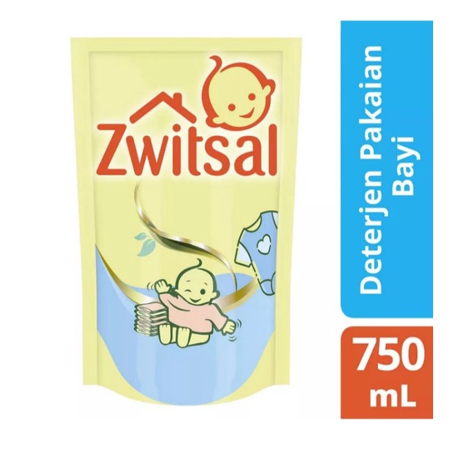 ZWITSAL Baby Fabric Detergent 750ml free spons cuci piring