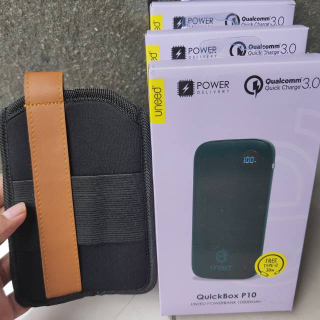 POWERBANK 3.0 QUICK CHARGE QUALCOM SNAPDRAGON UNEED GARANSI RESMI