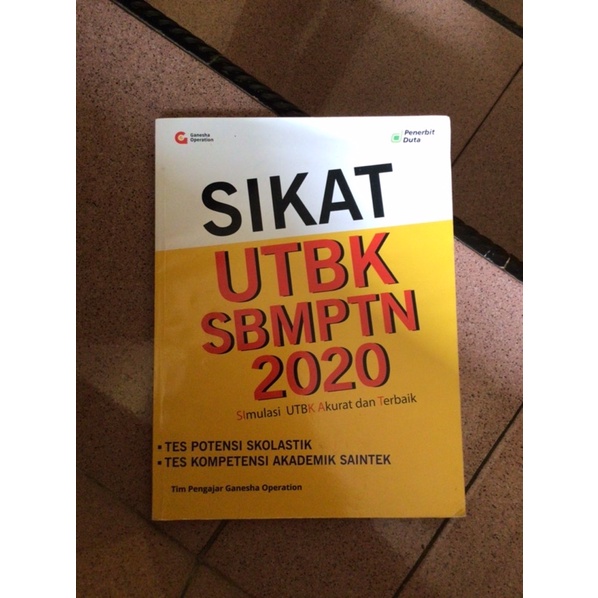 SIKAT UTBK SBMPTN 2020 GANESHA OPERATION