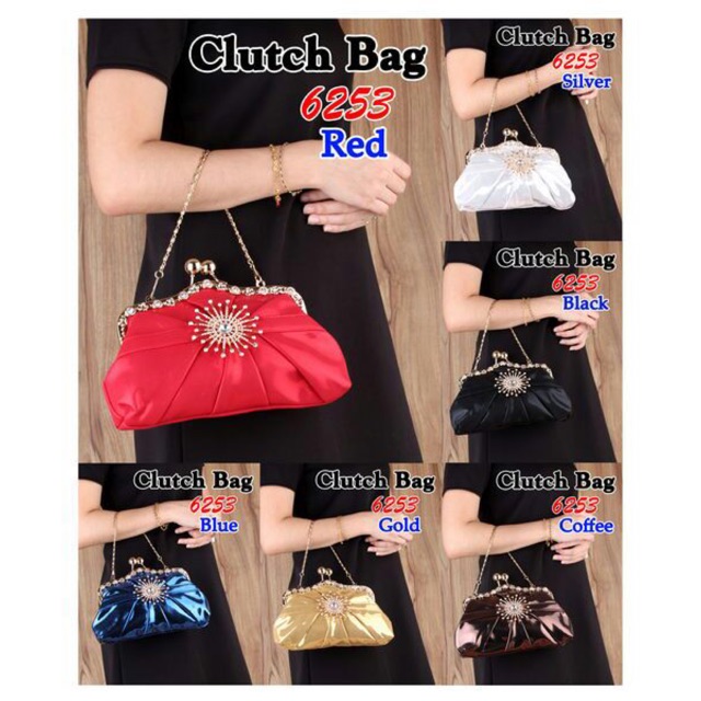 W Clutch Bag 6253