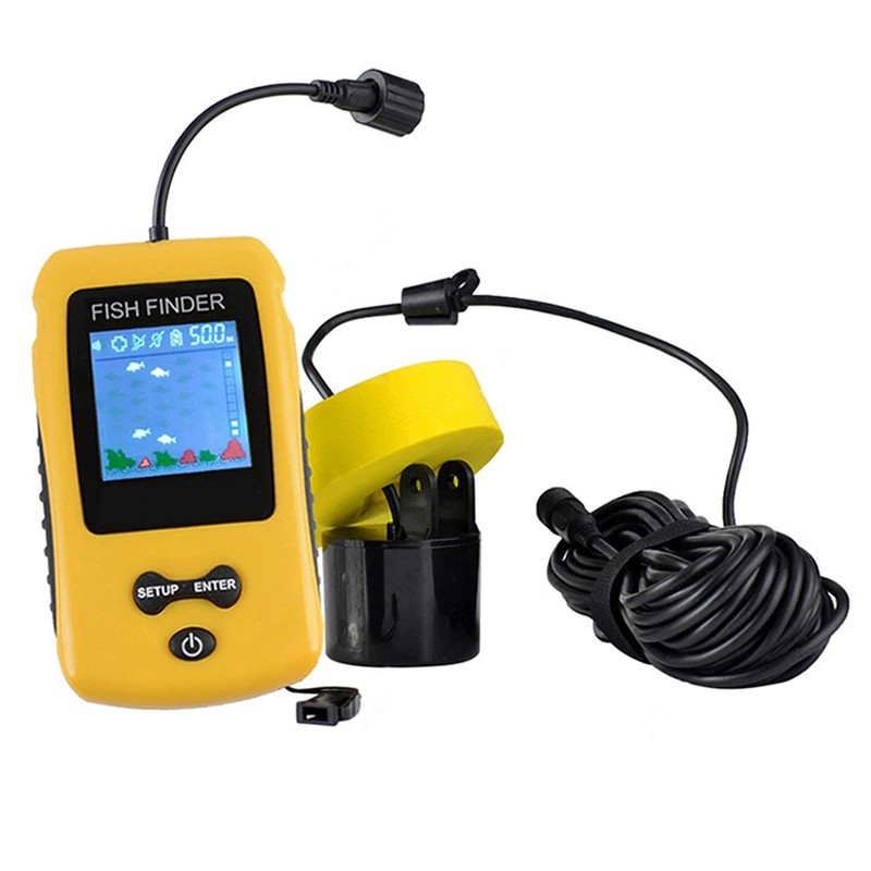 Alat Cari Ikan Portable - Alat Untuk Mendeteksi Ikan Portable - Fish Finder - Alat Pelacak Ikan