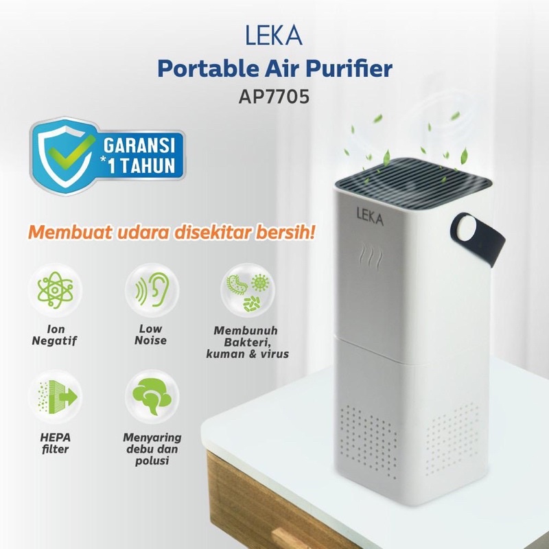 portable air purifier leka AP7705