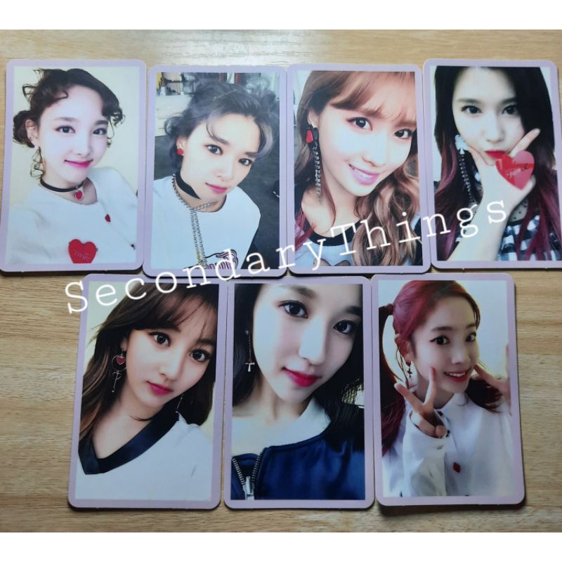 [OFFICIAL] TWICE TCL2 Nayeon Jeongyeon Momo Sana Jihyo Mina Dahyun Pink ver B Photocard