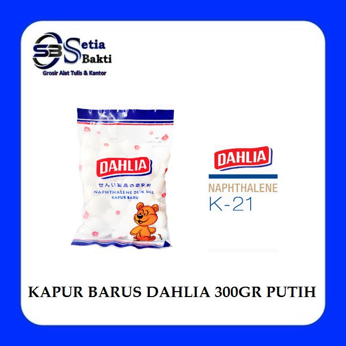 Kapur Barus - Kamper Dahlia Naphthalene 300gr Putih K-21