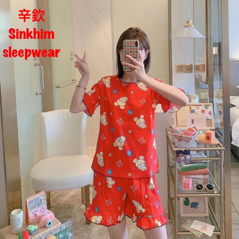 [ Vhieshop ] Stelan Hp Rumbai Piyama Babydoll Baju tidur import stelan hotpants import