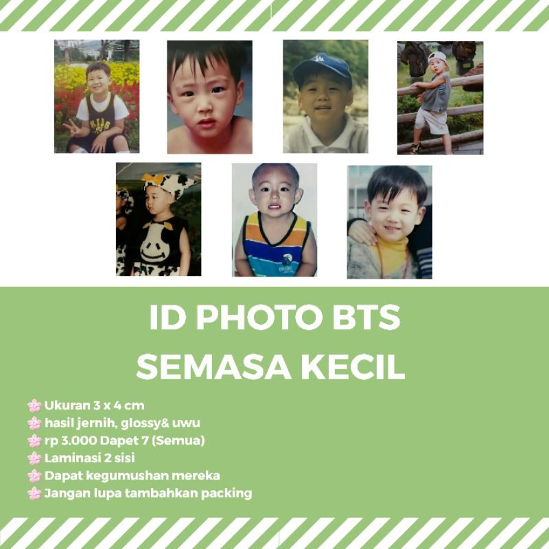 BTS PC BTS ID BTS VERSI 2 ( 3 X 4 CM)