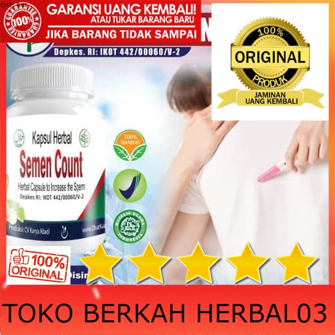 100% ASLI Kristina Herbal. Semen Count - Obat-Kuat Herbal Penyubur Penambah Sperma Pria Alami Origin