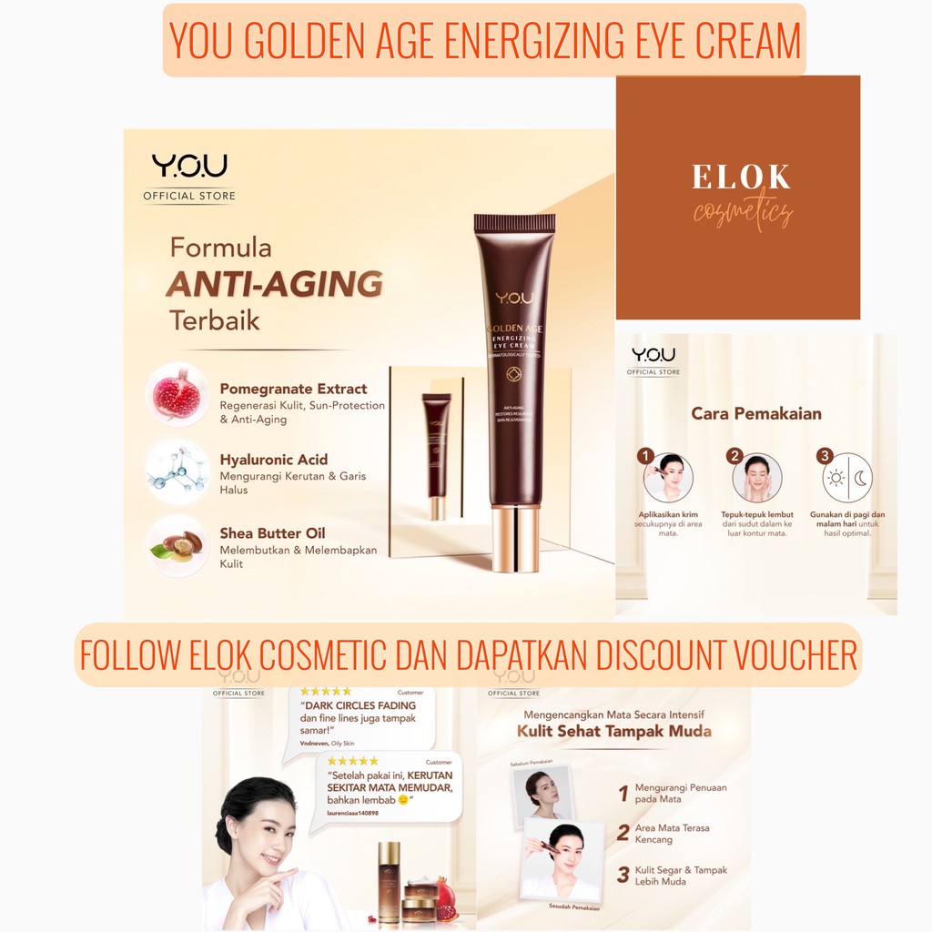 ELOK - YOU GOLDEN AGE ENERGIZING EYE CREAM