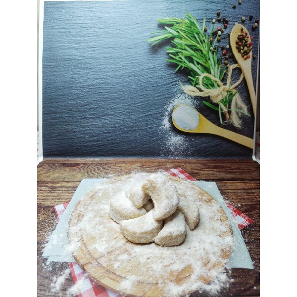 

kue putri salju home made