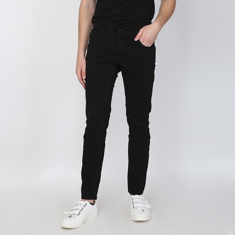 Edwin Celana Chinos Pria Napoli Slim Fit Stretch Black