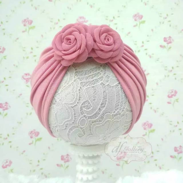 Turban GARDENIA turban bayi turban anak turban bunga bandana bayi turban lucu by df gallery