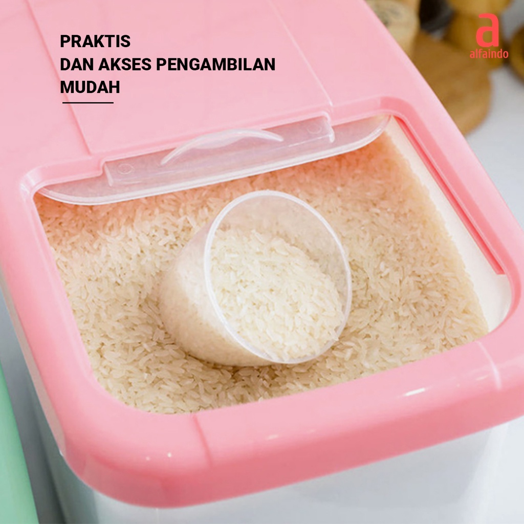 Tempat Beras Penyimpanan Makanan Rice Storage Box BB001