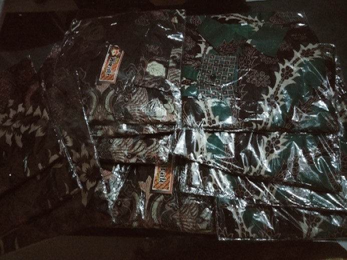 Kemeja Batik Lengan Panjang Anak Cowok Seragam Sekolah Baju Batik Anak Cowok Batik Anak Lakilaki