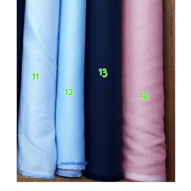 Kain Katun Silk Polos Import Bahan Kemeja Pria Dan Wanita Shopee Indonesia