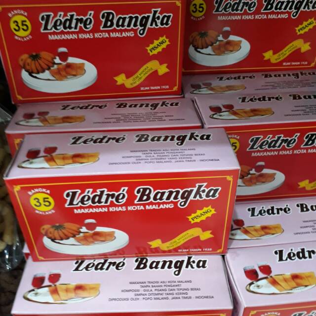 LEDRE BANGKA 35 LEDRE PISANG CAMILAN CEMILAN KHAS MALANG