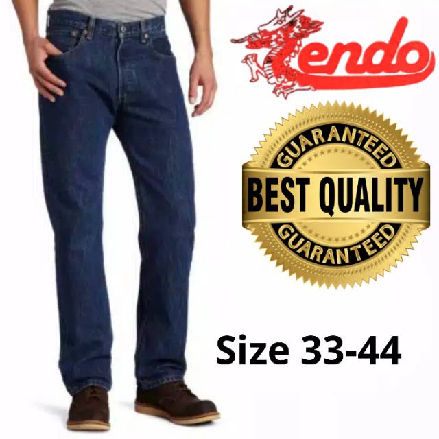 ZENDO celana jeans pria original JUMBO ukuran big size. celana panjang jeans model standart