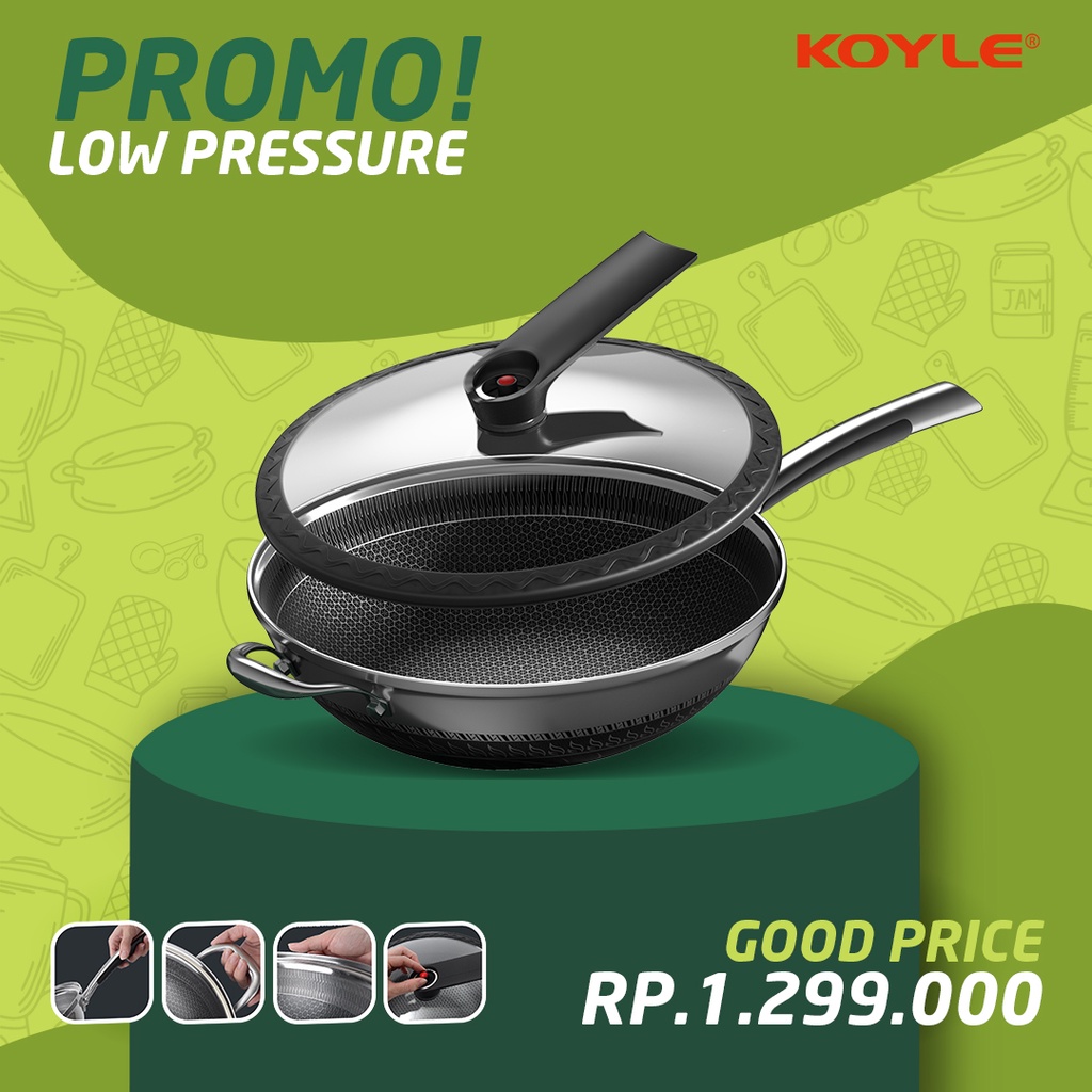 PROMO KOYLE Low Pressure SUS 316L Diameter 32cm Premium Quality