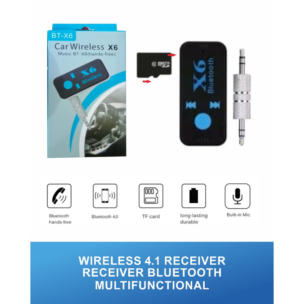 RECEIVER BLUETOOTH WIRELESS X6