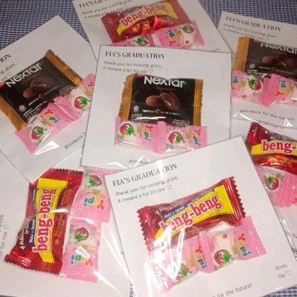 

(pku) mini gift snack for graduation, exam, etc bisa custom sesuai budget