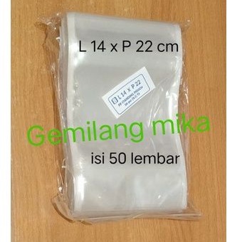 standing pouch blutop 14 x 22 isi 50 lembar