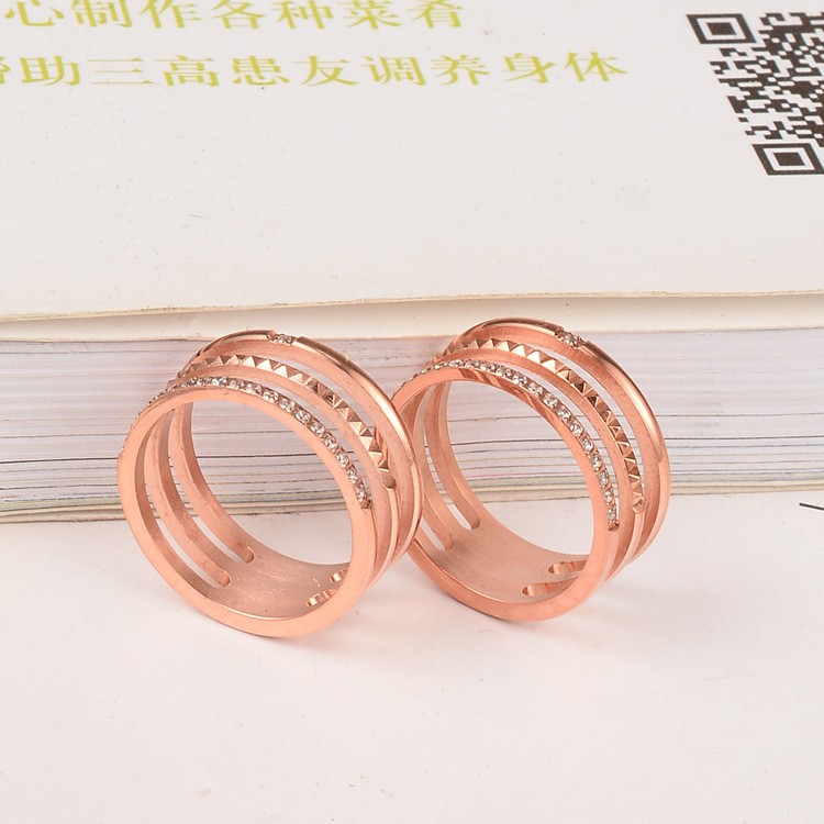 [ Model Baru ] Cincin Titanium Mini Korea Wanita Fashion Cocok Untuk pesta hadiah trend kini CK093