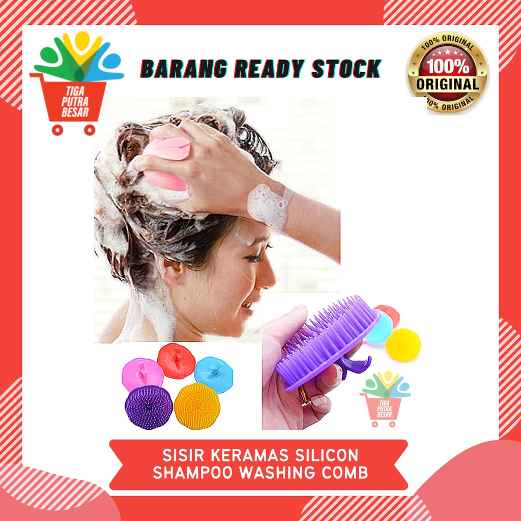 SISIR KERAMAS / SISIR CUCI PERAWATAN RAMBUT / SHAMPO WASHING COMB