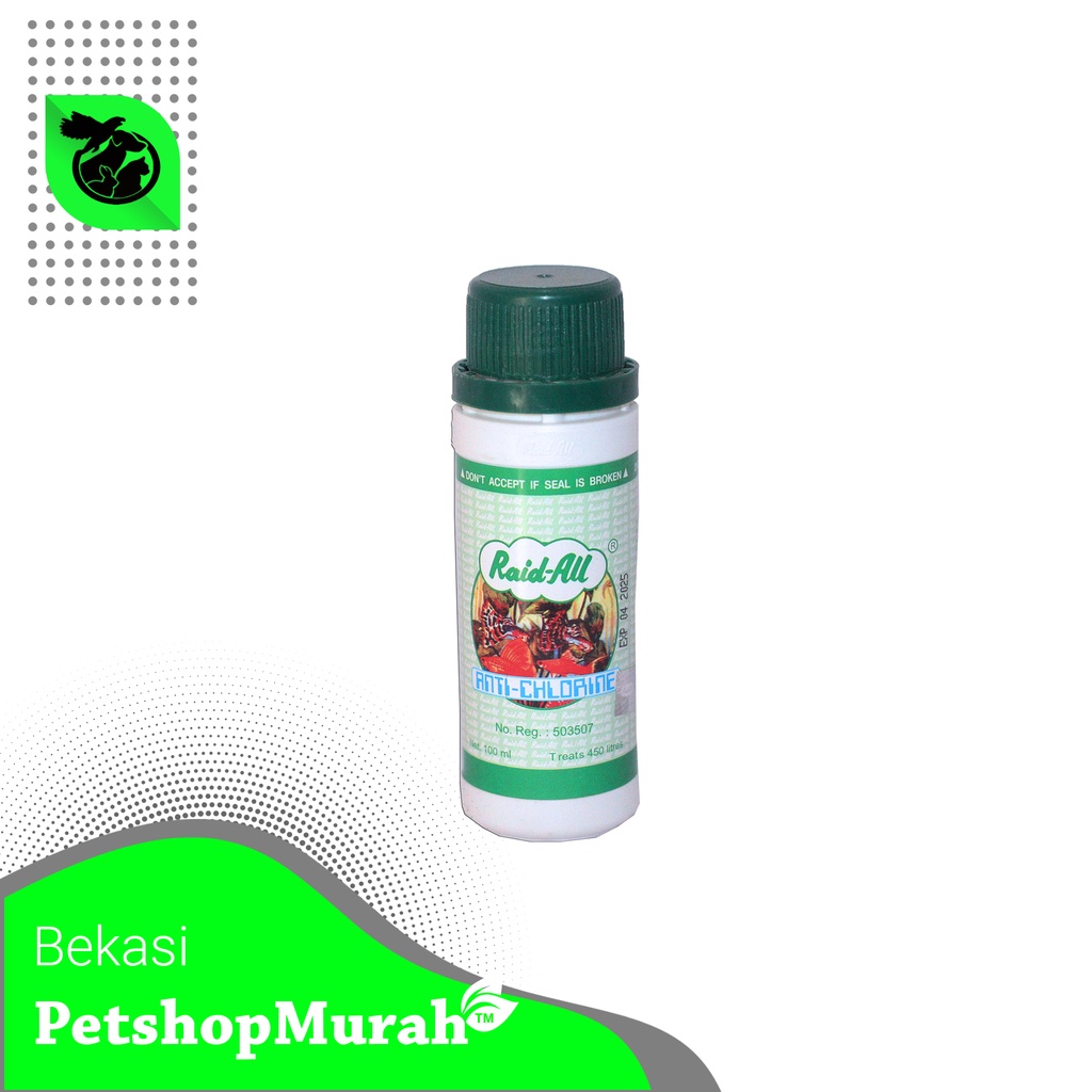 Obat Ikan Raid All Anti Kutu 100ml Raid-all Anti Tick 100 ml