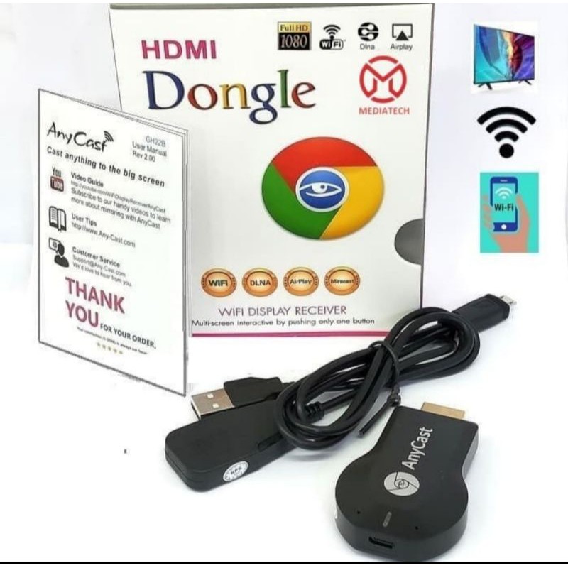 HDMI Dongle TV camera konektor bluetoothAnyCast Wifi Display HDMI Dongle AnyCast Dongle Mirorring