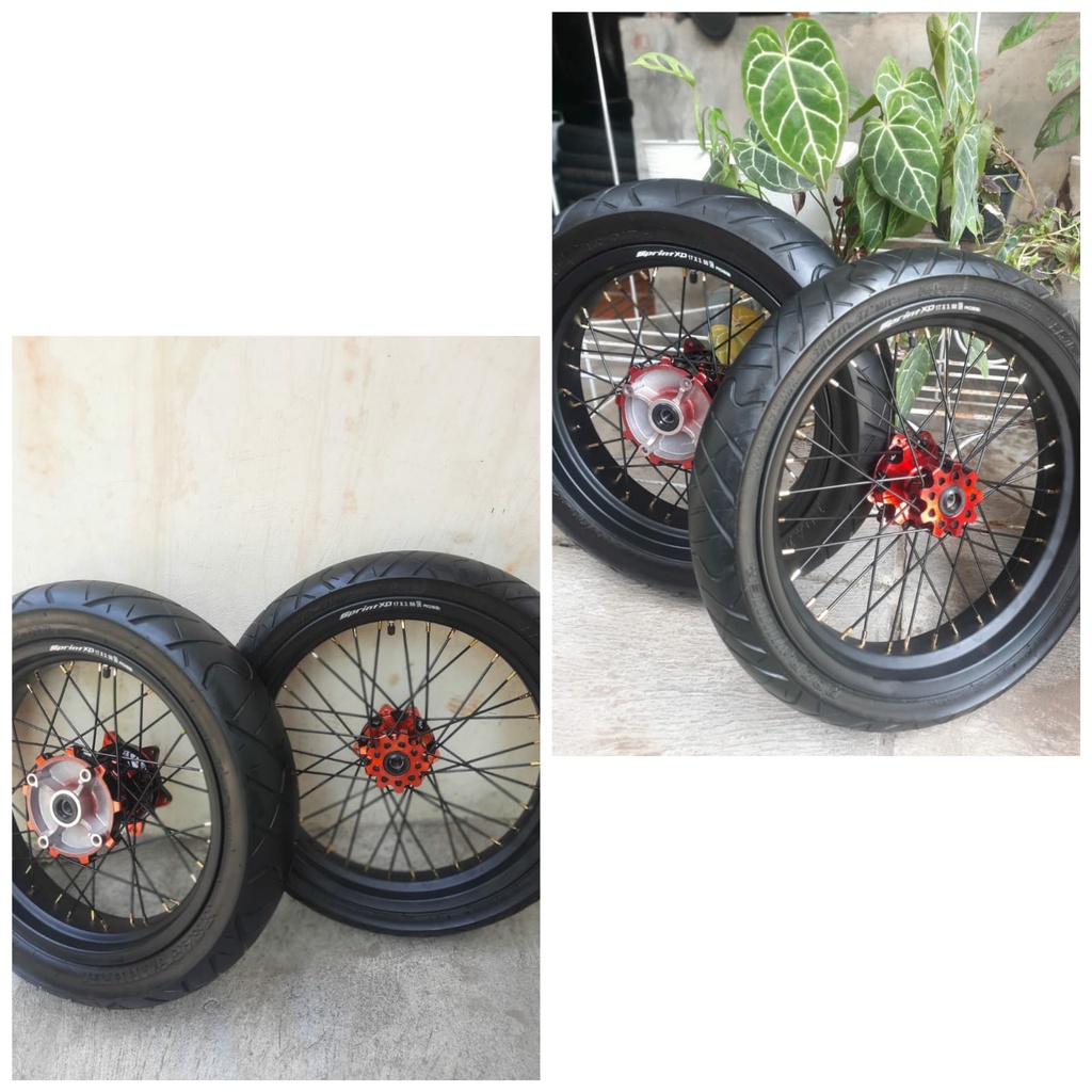 VELG SET SUPERMOTO CRF150L MURAH SUPER MOTO CRF 150 L