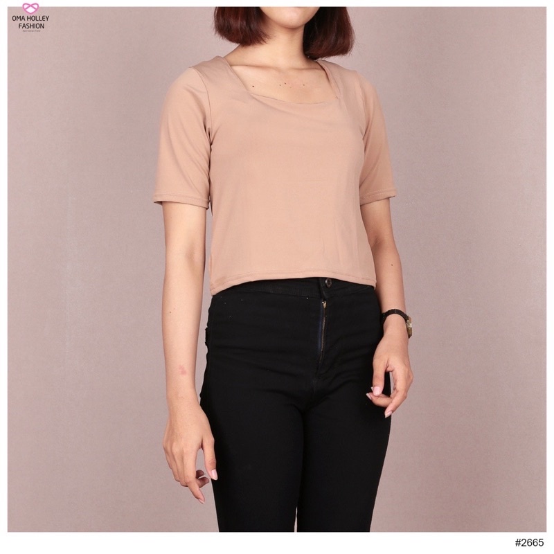 MARTINA BASIC T-SHIRT UNECK JERSEY