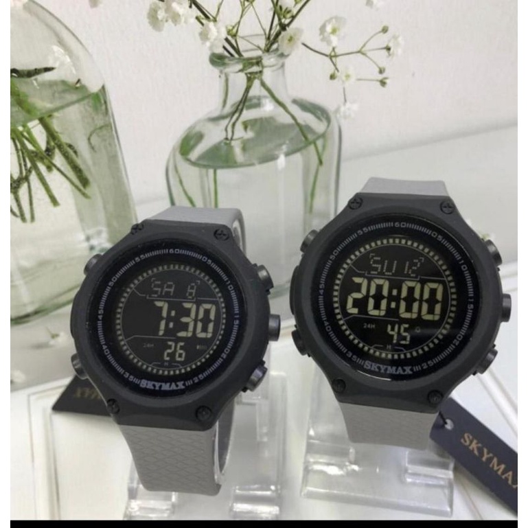 JAM TANGAN SKYMAX ANTI AIR/BUAT BERENANG PRIA WANITA